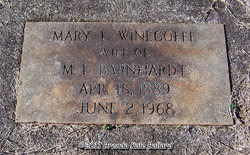 Mary L. <I>Winecoff</I> Barnhardt 