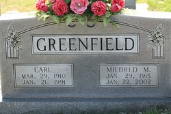 Mildred Louise <I>Mills</I> Greenfield 