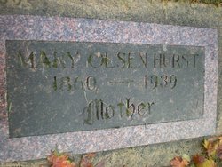 Mary <I>Olsen</I> Hurst 