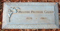 Melissa Araminta <I>Presson</I> Gaddy 