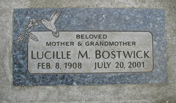 Lucille May <I>O'Banion</I> Bostwick 