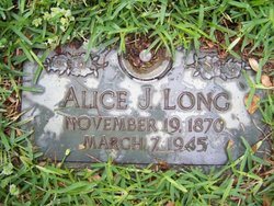 Alice Josephine <I>Reinhardt</I> Long 