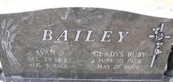 Gladys Ruby <I>Stilley</I> Bailey 