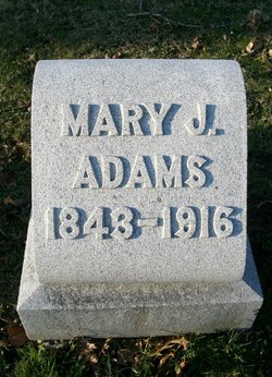 Mary Jane <I>Brown</I> Adams 