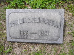 Martina E <I>White</I> Benningfield 