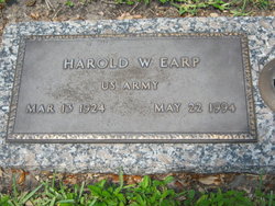 Harold Wilson Earp 