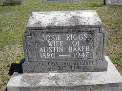 Josie Victoria Riggs <I>Gann</I> Baker 