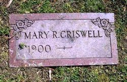 Mary R Criswell 