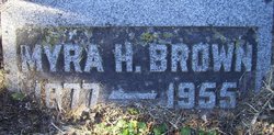 Elmyra H. “Myra” <I>Harrison</I> Brown 