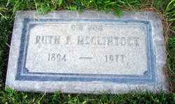 Ruth F. <I>Barnett</I> McClintock 