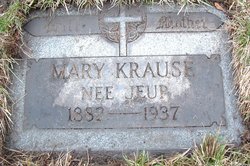 Mary G <I>Jeup</I> Krause 