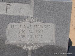 Lillie Mae <I>Stringer</I> Sapp 
