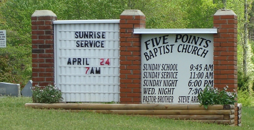 Five Points Baptist Church Cemetery