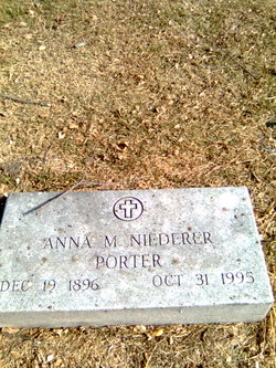 Anna Marie <I>Niederer</I> Porter 