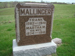Martha M <I>Shirkey</I> Mallinger 