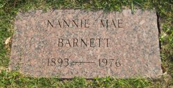 Nannie Mae <I>Bradley</I> Barnett 