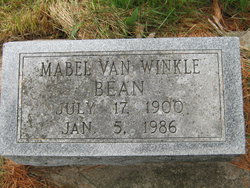 Mabel <I>VanWinkle</I> Bean 