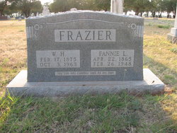 Frances L. “Fannie” <I>McNees</I> Frazier 
