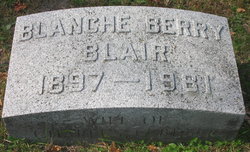 Blanche <I>Berry</I> Blair 