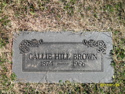 Callie <I>Hill</I> Brown 