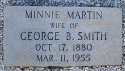 Minnie Isabelle <I>Martin</I> Smith 