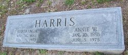 Annie Lucille <I>Winston</I> Harris 