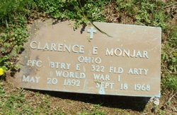 Pvt Clarence Elmer Monjar 