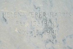 Helen <I>Weber</I> Harris 