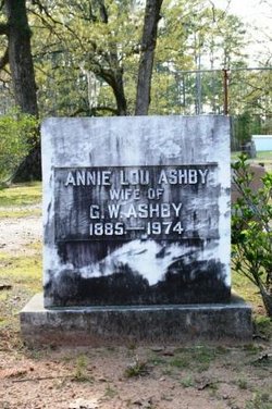 Annie Lou <I>Hudson</I> Ashby 