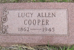 Mrs Lucy Allen <I>Fuller</I> Cooper 