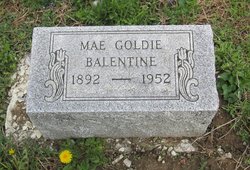 Mae Goldie <I>Butler</I> Balentine 