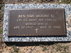 CPL Ben Sims Moore Sr.