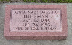 Anna Mary <I>Dalsing</I> Huffman 