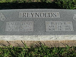 Carrie Mae <I>Ford</I> Reynolds 