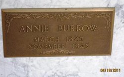 Annie Nance <I>Swainston</I> Burrow 