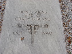 Donie <I>Akins</I> Bland 