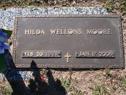 Hilda <I>Wellons</I> Moore 