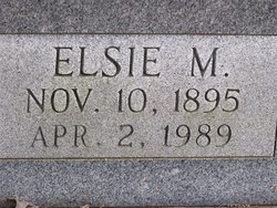 Elsie Armarie “Marie” <I>Todd</I> Bunch 