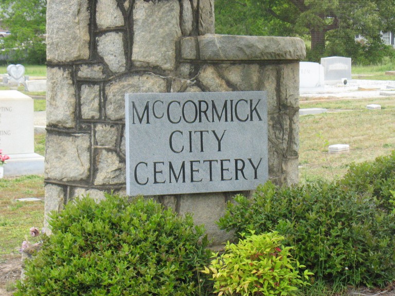 McCormick City Cemetery