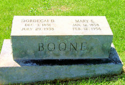 Mary Ellen <I>Montgomery</I> Boone 