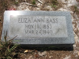 Eliza Ann <I>Whitted</I> Bass 