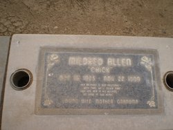 Mildred “Chick” <I>Wells</I> Allen 