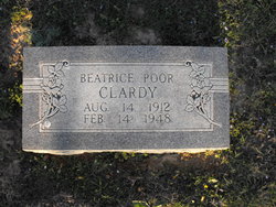 Violet Beatrice “'Bea'” <I>Poor</I> Clardy 