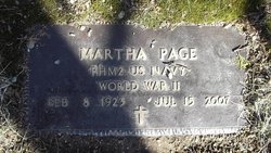 Martha <I>Huggins</I> Page 