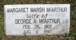 Margaret Alice <I>Marsh</I> McArthur 