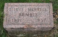 Lillie <I>Merrell</I> Brimble 