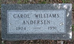 Carol <I>Williams</I> Andersen 