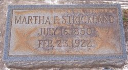 Martha Frances <I>Knox</I> Strickland 