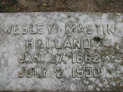 Wesley Mastin Holland 