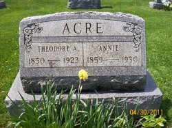 Annie <I>Moorehead</I> Acre 